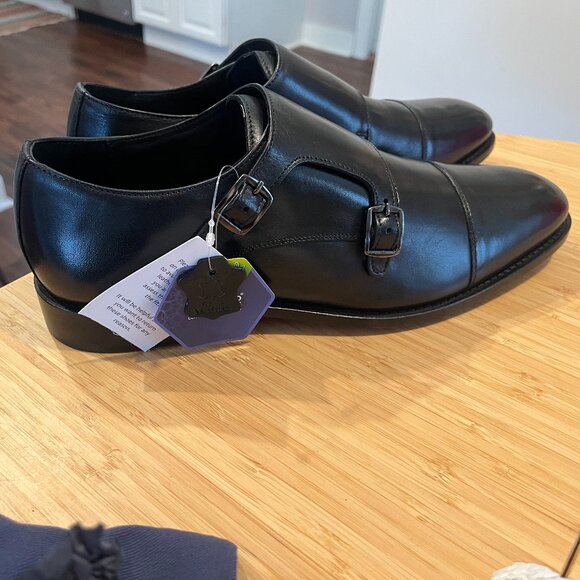 Anthony Veer Roosevelt II Double Monk Strap Shoes 12D main image 4